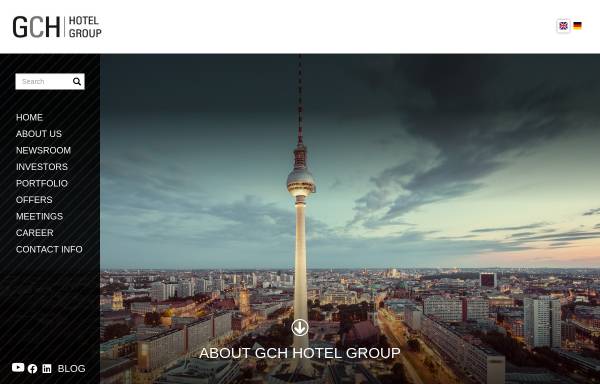Vorschau von www.gchhotelgroup.com, GCH Hotels GmbH