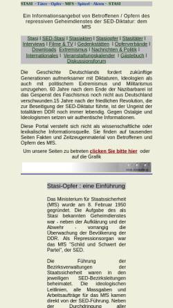 Vorschau der mobilen Webseite www.stasiopfer.de, Stasiopfer