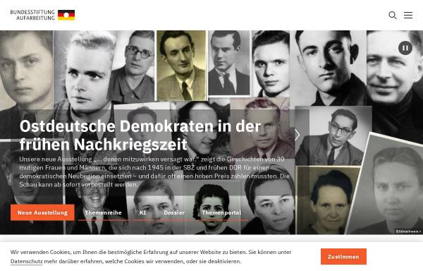 Vorschau von www.bundesstiftung-aufarbeitung.de, Stiftung zur Aufarbeitung der SED-Diktatur