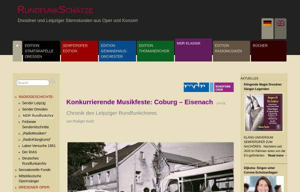 Vorschau von www.rundfunkschaetze.de, Coburg Gesamtdeutsches Musikfest 1956 - Rüdiger Koch