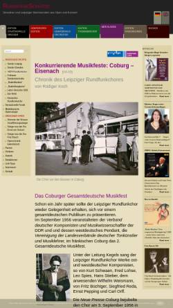 Vorschau der mobilen Webseite www.rundfunkschaetze.de, Coburg Gesamtdeutsches Musikfest 1956 - Rüdiger Koch