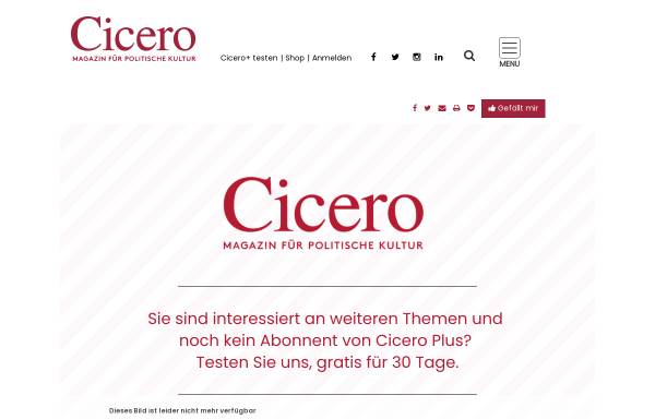 Vorschau von cicero.de, Die Mauer-Dealer - Cicero Online