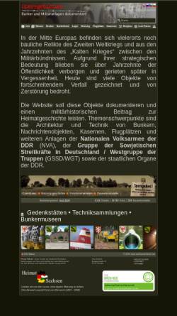 Vorschau der mobilen Webseite www.sachsenschiene.net, Bunker und Militäranlagen dokumentiert - Jens Herbach
