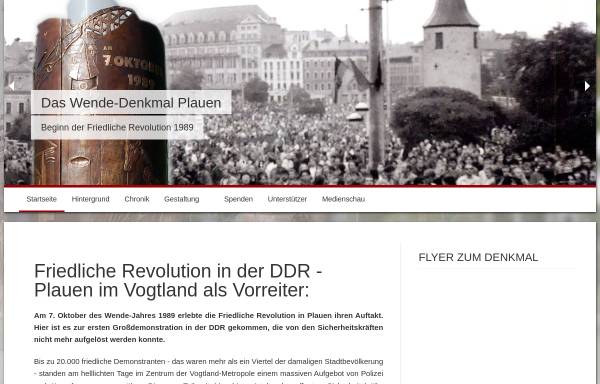 Vorschau von www.wendedenkmal.de, Wende und Friedliche Revolution 1989/1990 - Dietrich Albert