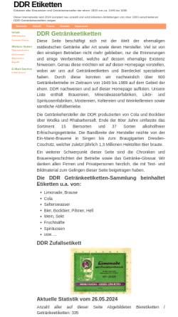 Vorschau der mobilen Webseite www.getraenkebetriebe.de, DDR - Brauwesen - S. Hausdorf