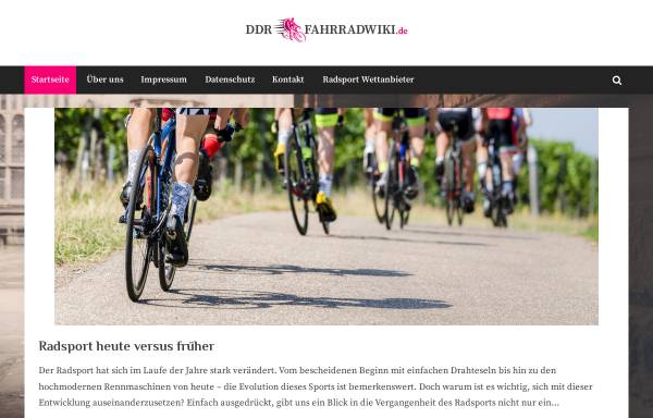 Vorschau von ddr-fahrradwiki.de, DDR-FahrradWiki - Martin Dettmann und Justus Haupt