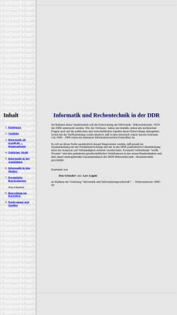 Vorschau der mobilen Webseite waste.informatik.hu-berlin.de, Informatik und Rechentechnik in der DDR - Tom Schnabel und Lars Leppin