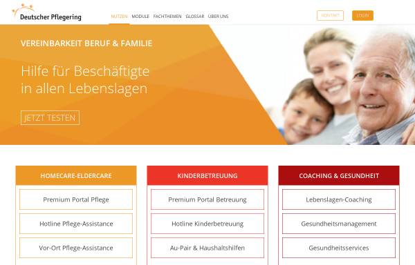 Vorschau von www.pflegering.de, DPR Deutscher Pflegering GmbH