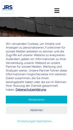 Vorschau der mobilen Webseite www.jesuiten-fluechtlingsdienst.de, Jesuiten Flüchtlingsdienst Deutschland