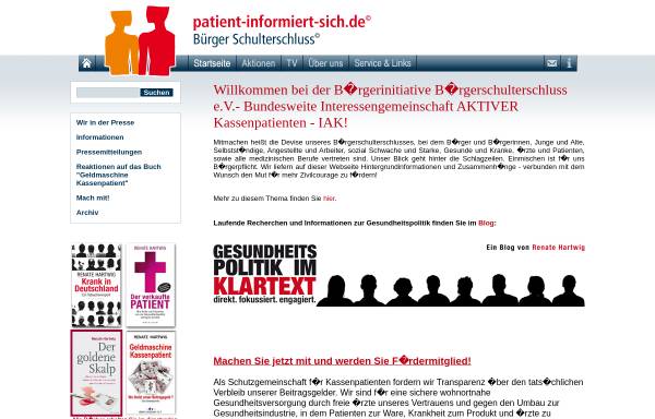 Vorschau von www.patient-informiert-sich.de, Patient informiert sich