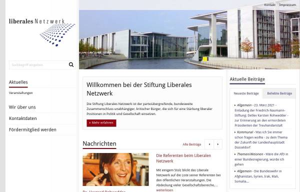 Vorschau von www.liberalesnetzwerk.de, Liberales Netzwerk