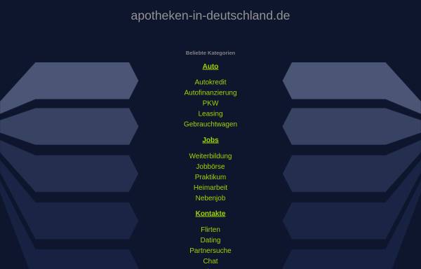 Vorschau von www.apotheken-in-deutschland.de, Apotheken Deutschland