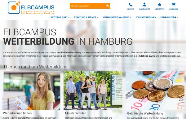 Vorschau von www.elbcampus.de, Elbcampus - Kompetenzzentrum