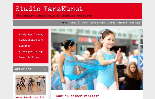 Vorschau von www.studiotanzkunst.de, Studio TanzKunst – Jürgen Robisch