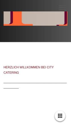 Vorschau der mobilen Webseite www.citycatering-hamburg.de, City Catering GmbH