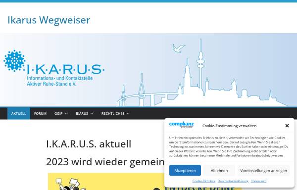 Vorschau von www.ikarus-wegweiser.de, I.K.A.R.U.S. e. V.