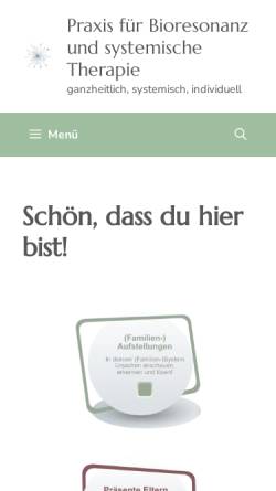 Vorschau der mobilen Webseite www.ute-gibelius.de, Ernährung nach den Fünf Elementen