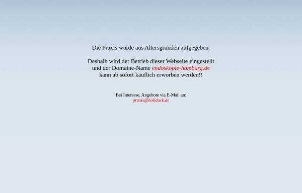 Vorschau von www.endoskopie-hamburg.de, Berg-Holldack, Wolfram