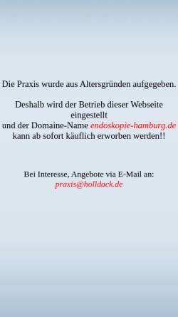 Vorschau der mobilen Webseite www.endoskopie-hamburg.de, Berg-Holldack, Wolfram