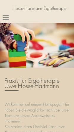 Vorschau der mobilen Webseite hossehartmannergo.de, Hosse-Hartmann, Uwe