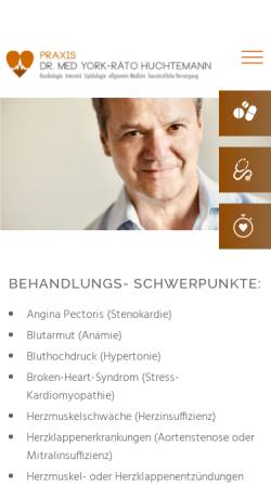 Vorschau der mobilen Webseite dr-huchtemann.de, Dr. Huchtemann