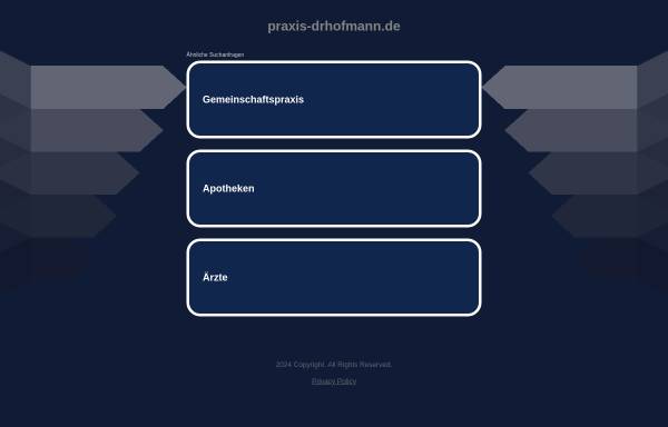 Vorschau von praxis-drhofmann.de, Hofmann, Dr. Rainer