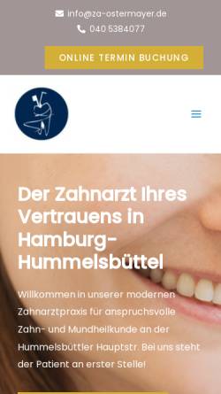 Vorschau der mobilen Webseite za-ostermayer.de, Ostermayer, Dr. Johannes