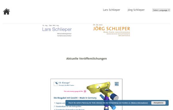 Vorschau von www.dr-schlieper.de, Kleier, Dr. Dr. med. & Dr. Dr. med. Jörg Schlieper
