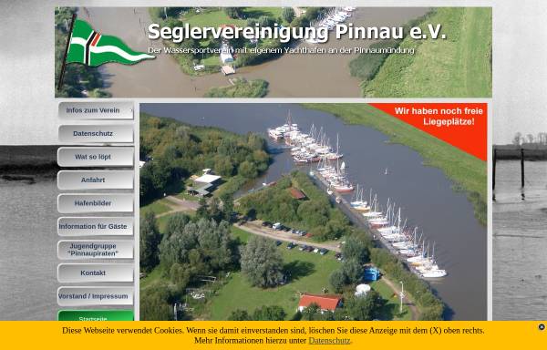 Vorschau von www.seglervereinigung-pinnau.de, Seglervereinigung Pinnau e.V. (SVP)