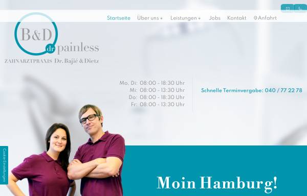 Vorschau von www.dr-painless.de, Gemeinschaftspraxis Schmidt und Bajic