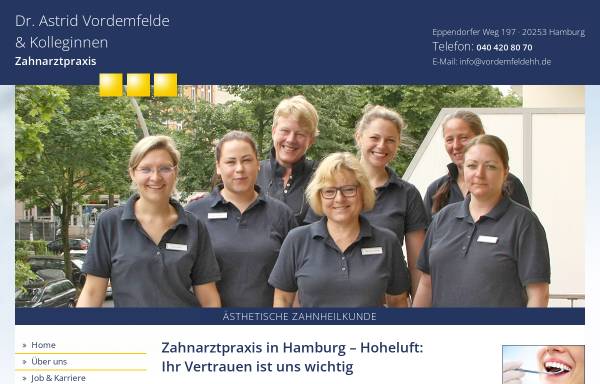Vorschau von drvordemfelde.de, Vordemfelde, Dr. Astrid & Helena Angermann
