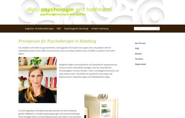 Vorschau von psychotherapie-hoffmann.de, Hoffmann, Grit