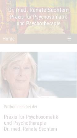 Vorschau der mobilen Webseite dr-sechtem.de, Sechtem, Dr. Renate