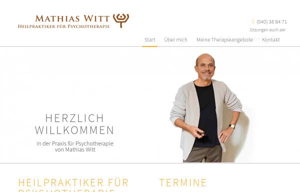 Vorschau von mathias-witt.de, Matthias Witt, Heilpraktiker