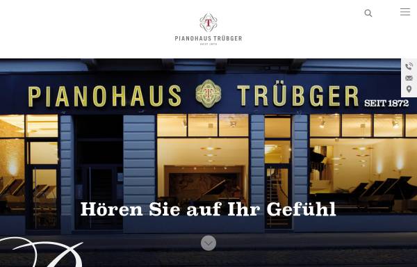 Vorschau von www.pianohaus-truebger.de, Pianohaus Trübger