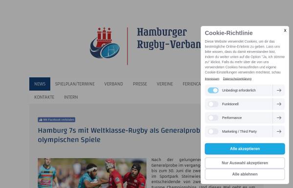 Vorschau von www.hamburg-rugby.de, Hamburger Rugby-Verband