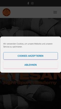 Vorschau der mobilen Webseite www.kampfsport-selbstverteidigung-hamburg.de, Cobra Fighting