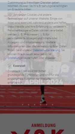 Vorschau der mobilen Webseite haspa-marathon-hamburg.de, Haspa Marathon Hamburg
