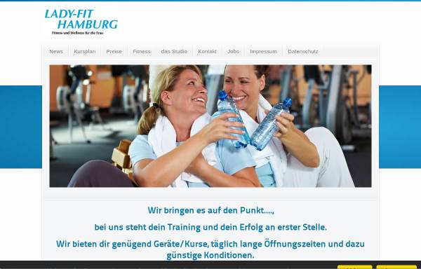 Vorschau von www.lady-fit-hamburg.de, Lady-Fit Hamburg - Susanne Gerloff