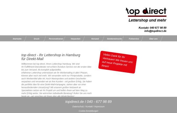Vorschau von www.top-direct-lettershop.de, Top direct e.K.