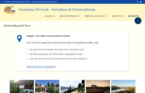 Vorschau von www.ferienhaus-privat.de, Ferienwohnung Nötzel
