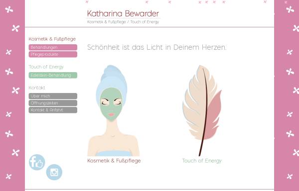 Vorschau von www.k-be-kosmetik.de, Katharina Bewarder Kosmetik Hamburg