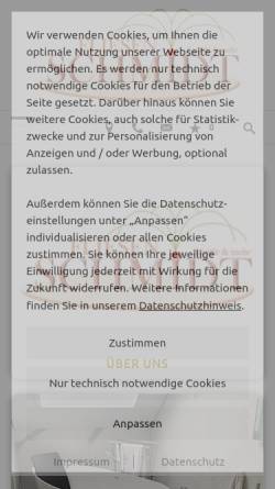 Vorschau der mobilen Webseite www.trendfliese.de, Fliesen Schmidt GmbH