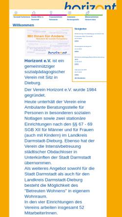 Vorschau der mobilen Webseite horizont-dieburg.org, Horizont e.V.
