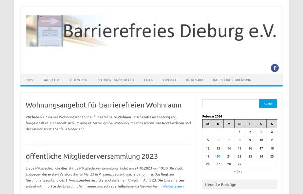 Vorschau von www.barrierefrei-dieburg.de, Barrierefreies Dieburg e.V.