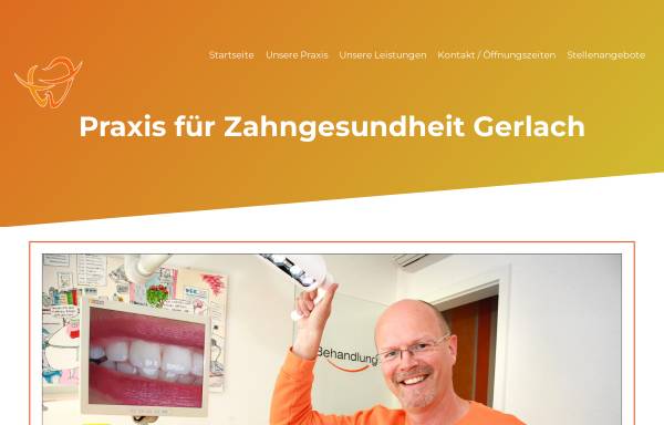 Vorschau von zahnarzt-dieburg.de, Praxis für Zahngesundheit Gerlach und Kollegen