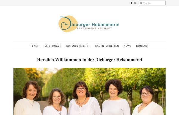 Vorschau von www.hebammenpraxis-dieburg.de, Hebammenpraxis