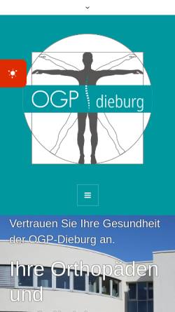 Vorschau der mobilen Webseite die-orthopaeden-dieburg.de, Die Orthopäden