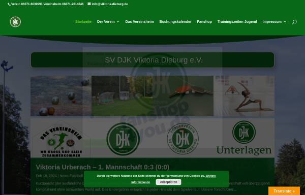 Vorschau von djk-viktoria-dieburg.de, SV DJK Viktoria Dieburg e.V.