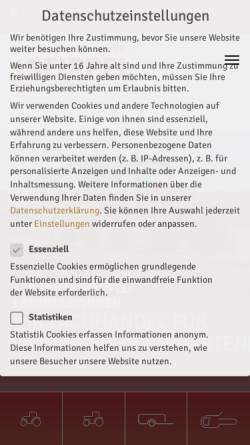 Vorschau der mobilen Webseite www.seippel-motorgeraete.de, Seippel Landmaschinen GmbH